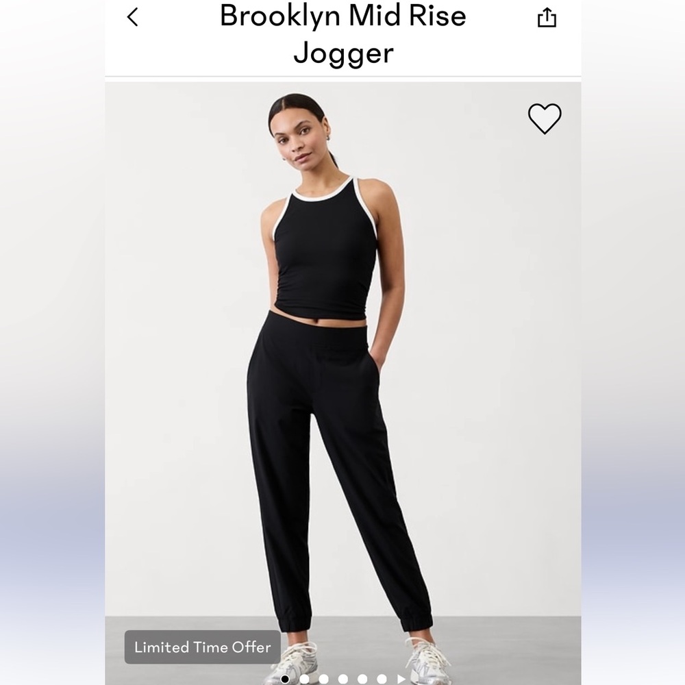 Athleta Brooklyn Jogger Pants size 2- Navy